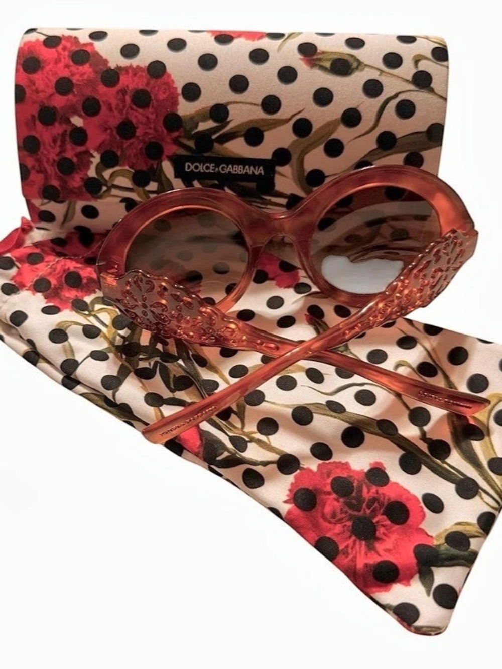 Dolce & Gabbana DG 4265 Sunglasses in Brown Like New
